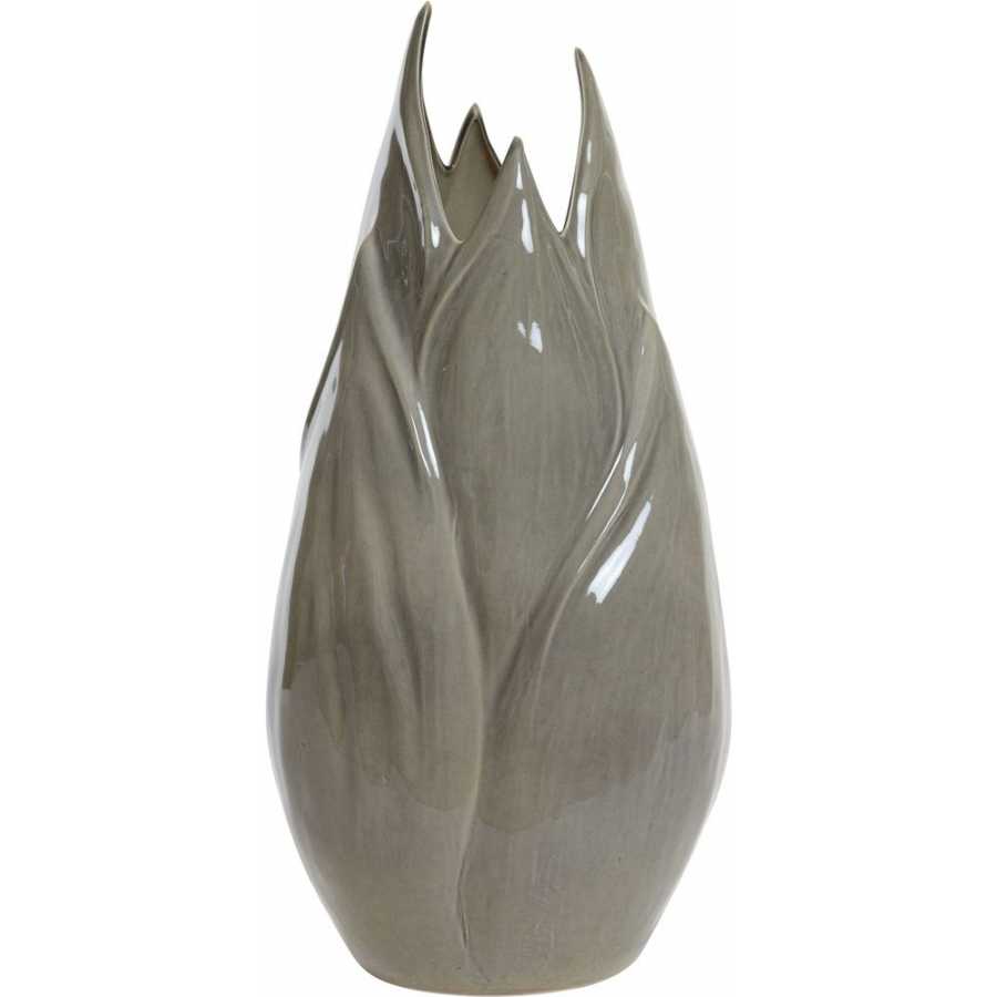 Light and Living Tulipan Wide Vase Brown Naken Interiors